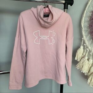Under Armour Pink Cowl Neck Hoodie Size M